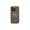 Guess 4G big metal logo - iPhone 14 Pro tok - barna