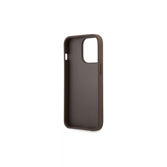 Guess 4G big metal logo - iPhone 14 Pro tok - barna