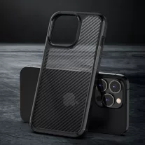Techsuit Carbonfuse - iPhone 14 Pro tok - fekete