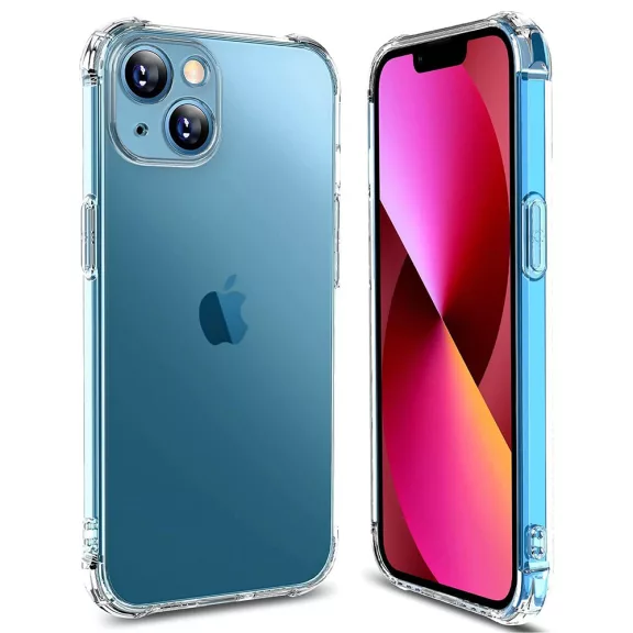 Techsuit Shockproof szilikon tok - iPhone 14 Plus tok - átlátszó
