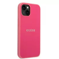 Guess saffiano - iPhone 14 Plus tok - fukszia