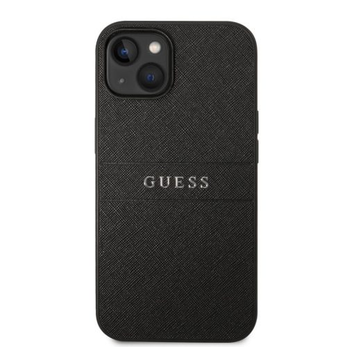 Guess - Saffiano - iPhone 14 Plus tok - Fekete