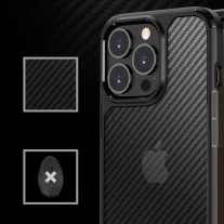 Techsuit Carbonfuse - iPhone 14 Plus tok - fekete