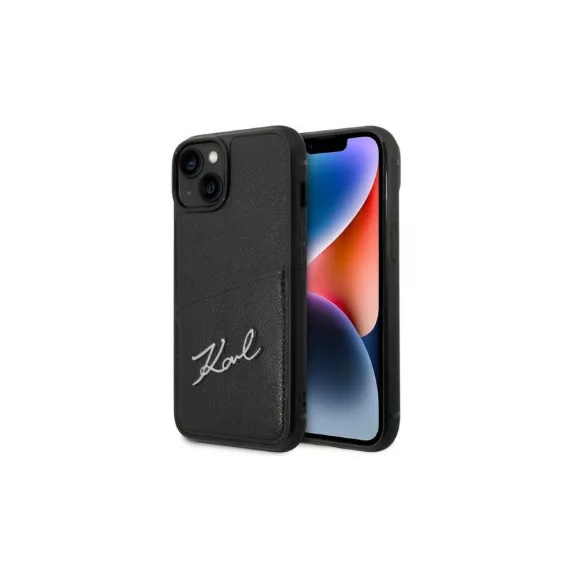 Karl Lagerfeld - iPhone 14 Plus tok - fekete