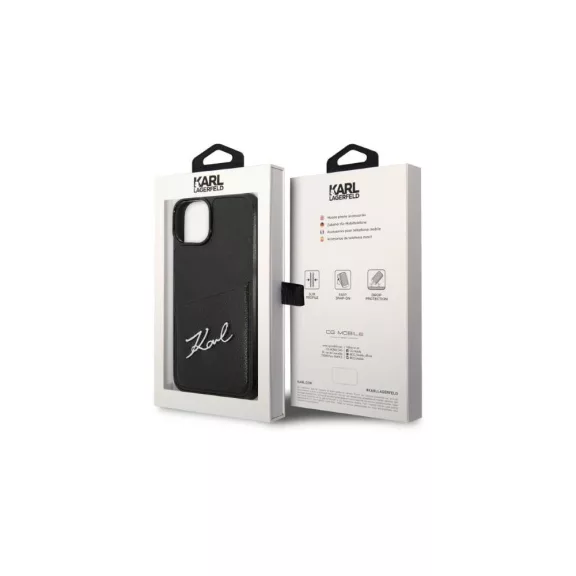 Karl Lagerfeld - iPhone 14 Plus tok - fekete
