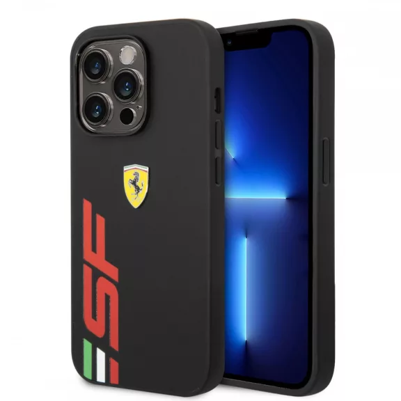 Ferrari iPhone 14 Pro Max tok - Fekete