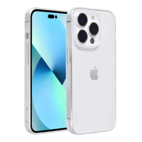 UNIQ szilikon iPhone 14 Pro Max tok - átlátszó