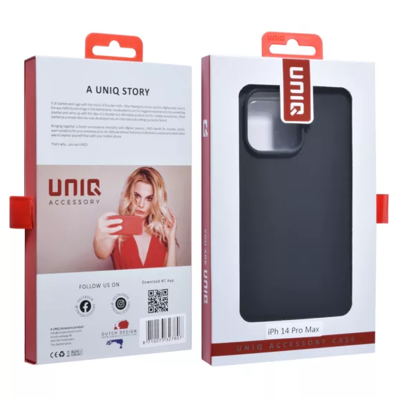 UNIQ Accessory - iPhone 14 Pro Max tok - Fekete