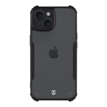 Tactical Quantum Stealth Cover - iPhone 15 tok - Fekete/Átlátszó