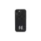 Karl Lagerfeld silver monogram - iPhone 15 tok - fekete