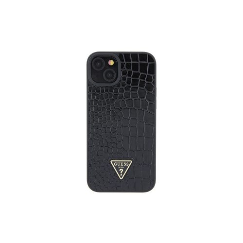 Guess Triangle Croco - iPhone 15 Tok - Fekete 