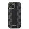 DKNY checkered pattern Magsafe iPhone 15 tok - fekete