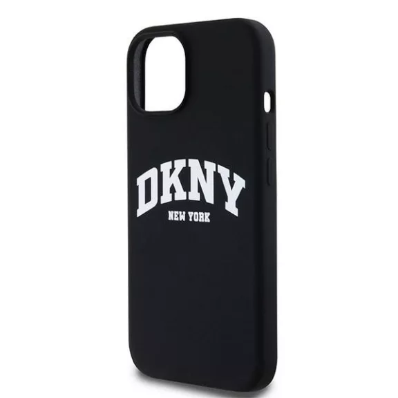 DKNY white printed logo MagSafe - iPhone 15 tok - fekete