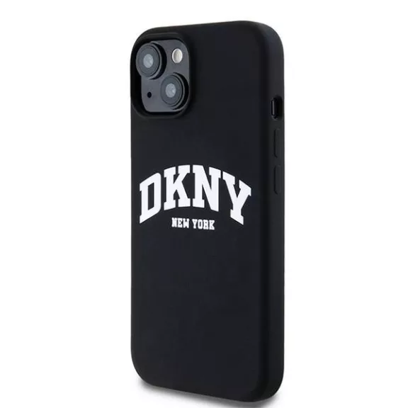 DKNY white printed logo MagSafe - iPhone 15 tok - fekete