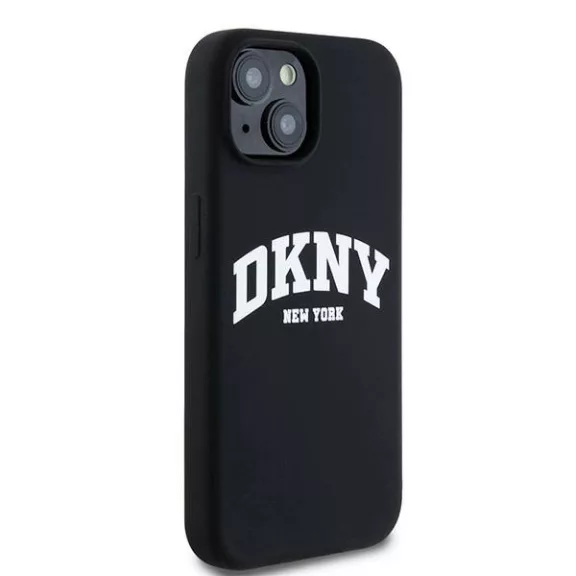 DKNY white printed logo MagSafe - iPhone 15 tok - fekete