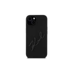 Karl Lagerfeld Karl script - iPhone 15 tok - fekete