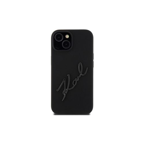 Karl Lagerfeld Karl Script - iPhone 15 Tok - Fekete