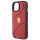 Ferrari Twist Metal Logo - iPhone 15 Tok - Piros