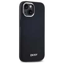 DKNY plain logo MagSafe - iPhone 15 tok - fekete