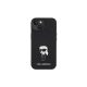 Karl Lagerfeld Ikonik Metal Pin - iPhone 15 tok - Fekete