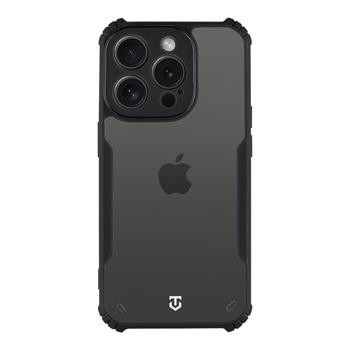 Tactical Quantum Stealth - iPhone 15 Pro tok - Fekete/Átlátszó