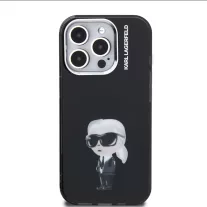 Karl Lagerfeld Aquarelle Karl - iPhone 15 Pro tok - Fekete