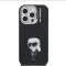 Karl Lagerfeld Aquarelle Karl - iPhone 15 Pro tok - Fekete