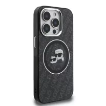   Karl Lagerfeld K&CH Heads MagSafe - iPhone 15 Pro tok - Fekete