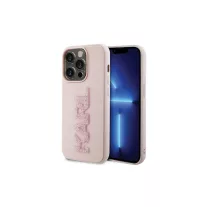Karl Lagerfeld Karl logo - iPhone 15 Pro tok - rózsaszín 
