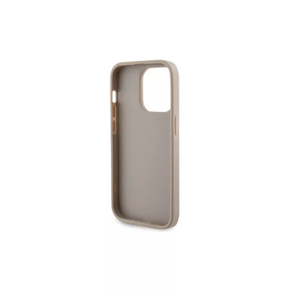 Guess 4G metal logo strass - iPhone 15 Pro tok - arany 