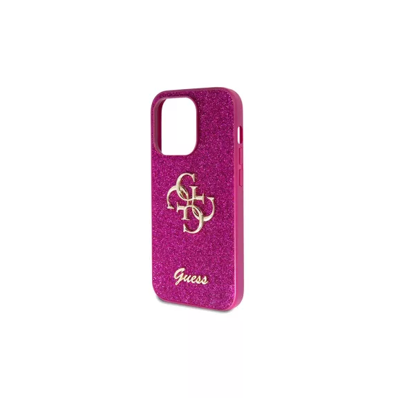 Guess glitter script big 4g - iPhone 15 Pro tok - lila