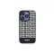DKNY printed pattern metal logo MagSafe - iPhone 15 Pro tok - fekete