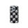 DKNY IML Checkered Mono Pattern - iPhone 15 Pro tok - Fekete