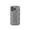 DKNY leather checkered mono pattern Magsafe - iPhone 15 Pro tok - bézs