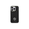 Guess szilikon logo strass - iPhone 15 Pro tok - fekete