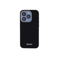 DKNY plain logo MagSafe - iPhone 15 Pro tok - fekete