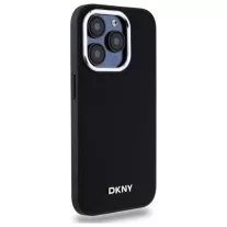 DKNY plain logo MagSafe - iPhone 15 Pro tok - fekete