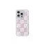 DKNY liquid glitter multilogo - iPhone 15 Pro tok - rózsaszín