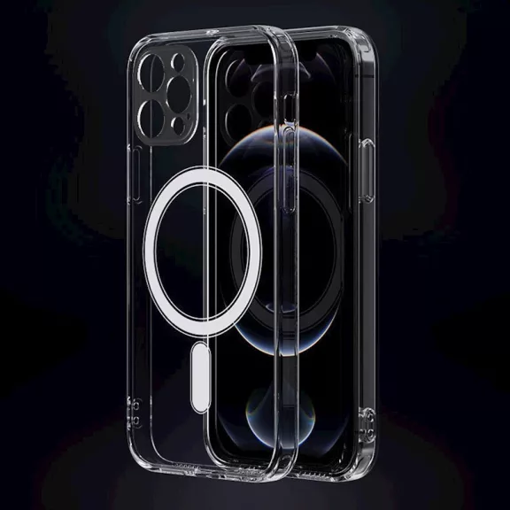 Anti Shock MagSafe - iPhone 15 Pro tok - Átlátszó