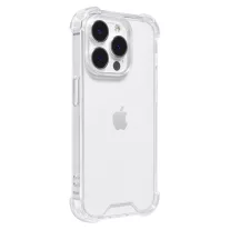 TUNIQ Antishock szilikon - iPhone 15 Pro tok - Átlátszó