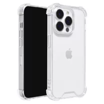 TUNIQ Antishock szilikon - iPhone 15 Pro tok - Átlátszó