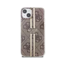 Guess 4G Gold Stripe - iPhone 15 Plus tok- Barna 