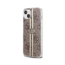 Guess 4G Gold Stripe - iPhone 15 Plus tok- Barna 