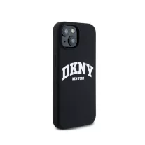   DKNY liquid silicone arch logo MagSafe - iPhone 15 Plus tok - fekete