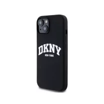   DKNY liquid silicone arch logo MagSafe - iPhone 15 Plus tok - fekete