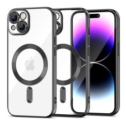 Tech-Protect MagSage tok - iPhone 15 Plus Tok - Fekete