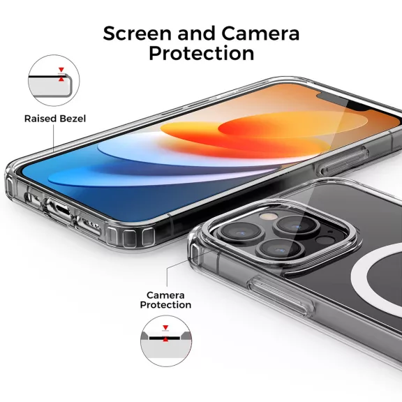 Techsuit - MagSafe Pro - iPhone 15 Plus tok - átlátszó