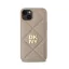 DKNY Quilted Stack Logo - iPhone 15 Plus  tok - Bézs