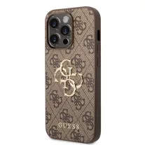 Guess 4G metal logo - iPhone 15 Pro Max tok - barna