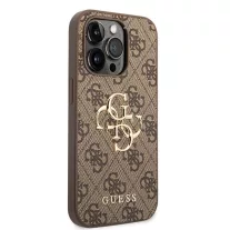 Guess 4G metal logo - iPhone 15 Pro Max tok - barna